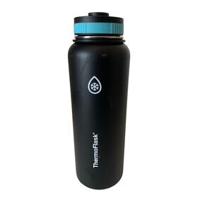 Thermoflask 40 oz. black blue attached lid